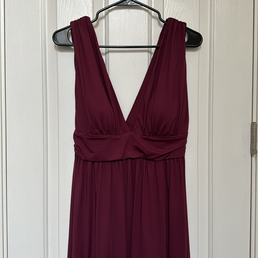 Nwt! Halara Deep V Neck Split Backless Sleeveless… - image 5